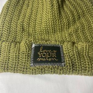 Beanie Love Your Melon Adult Size Olive Green